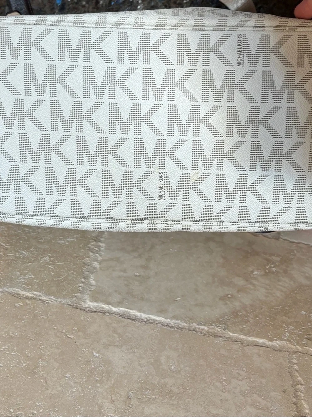 Michael Kors Jet Set monogram large baby diaper bag